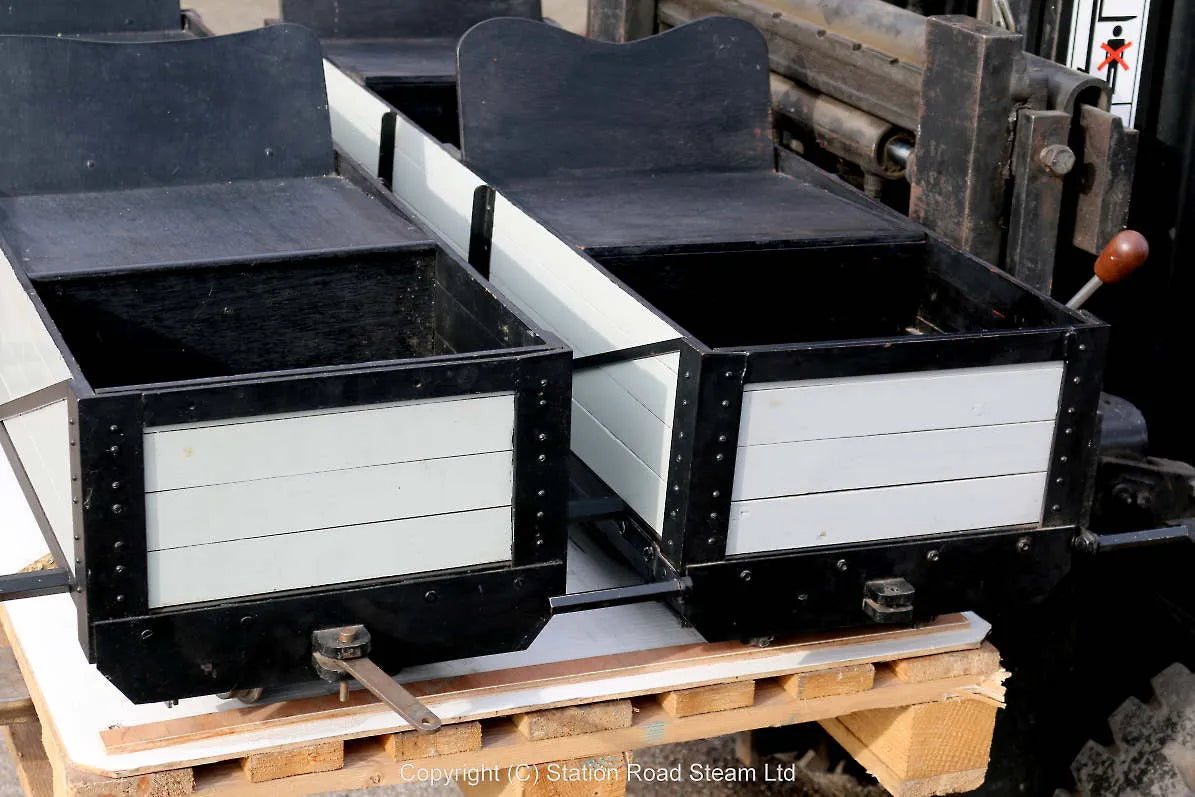 5 inch gauge braked bogie passenger truck