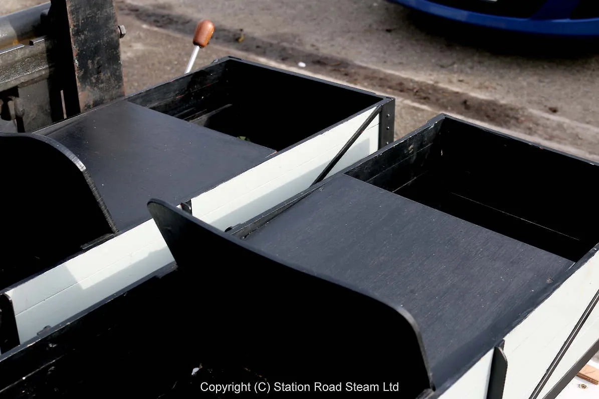 5 inch gauge braked bogie passenger truck