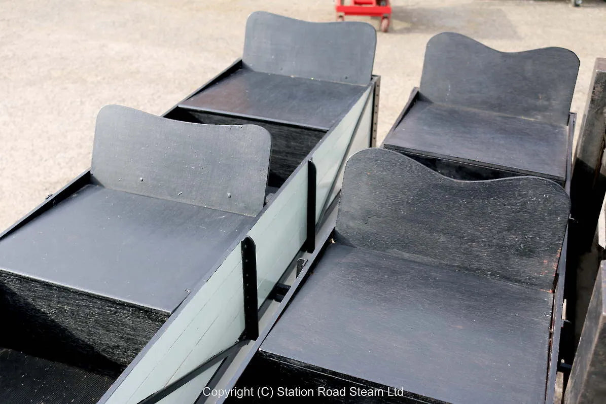 5 inch gauge braked bogie passenger truck