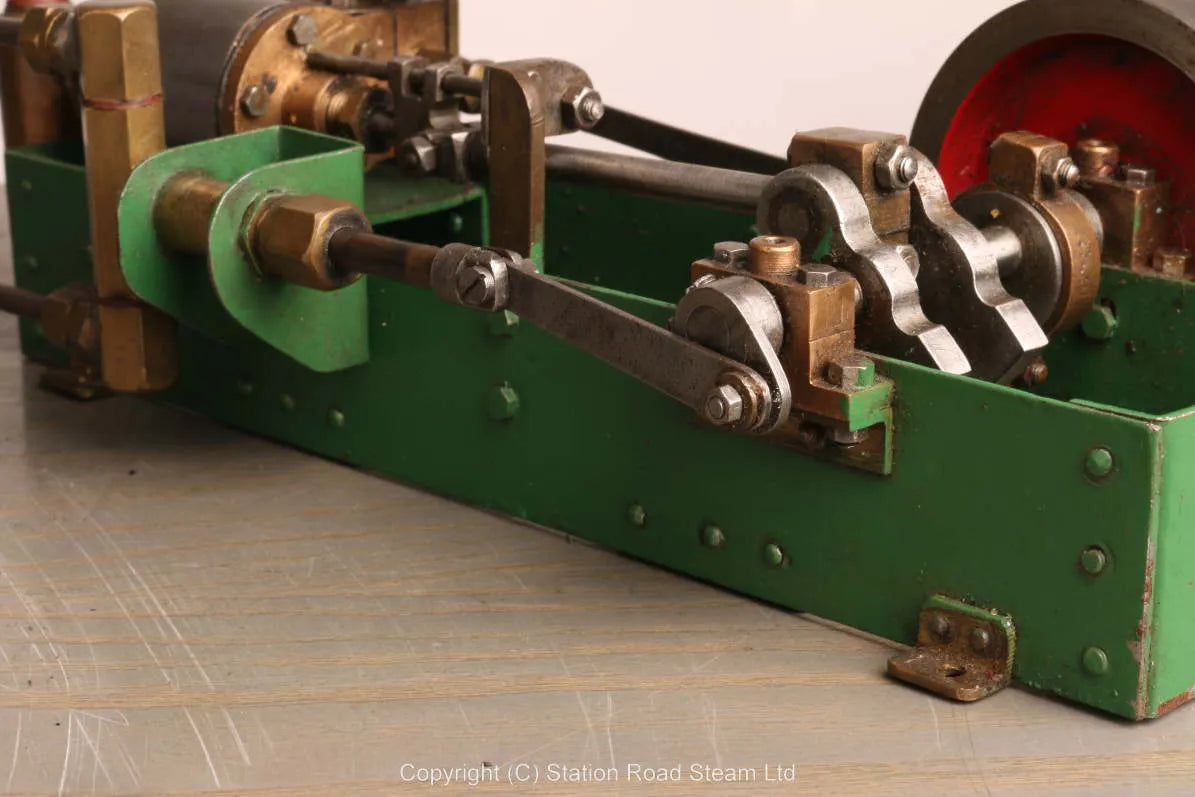 Single cylinder scratch-built stationary engine
