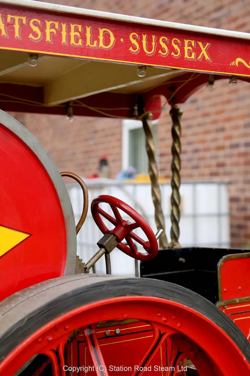 3 inch scale Burrell Showmans tractor