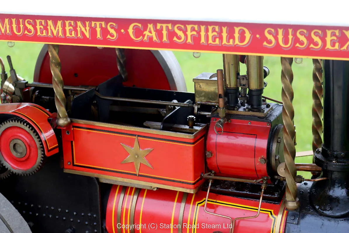 3 inch scale Burrell Showmans tractor