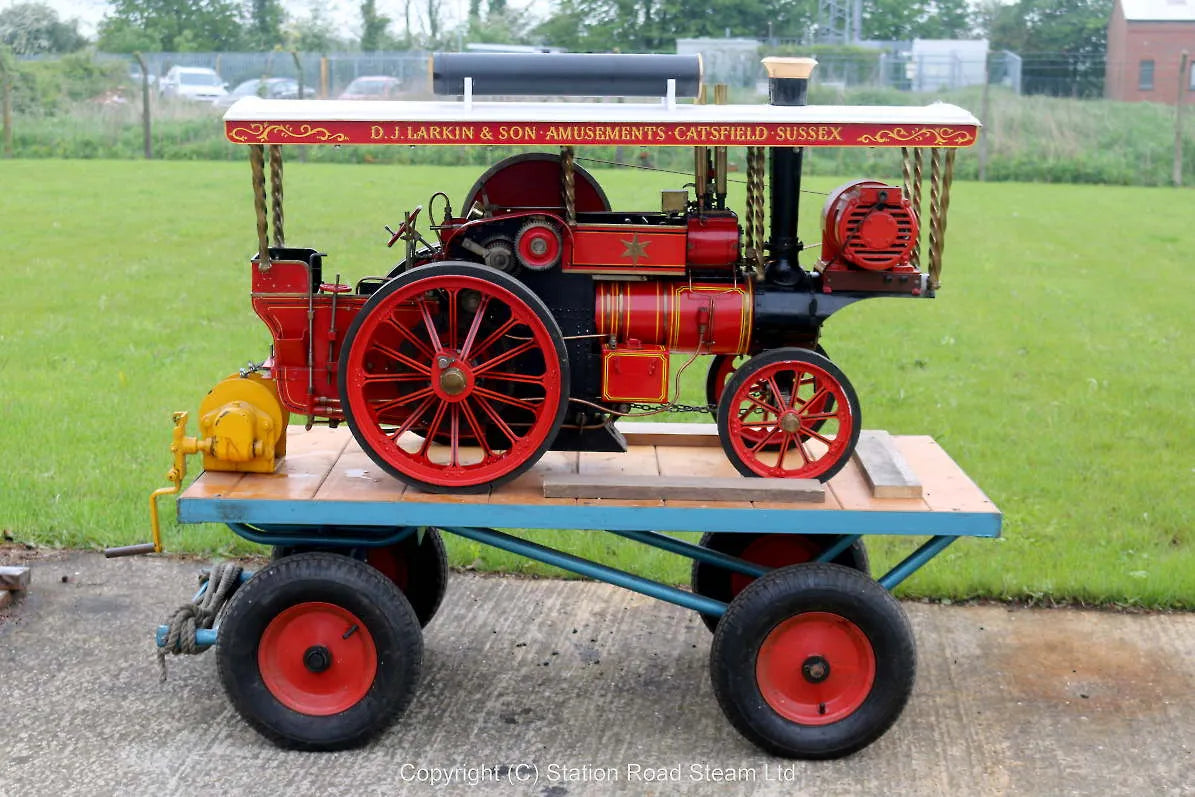 3 inch scale Burrell Showmans tractor