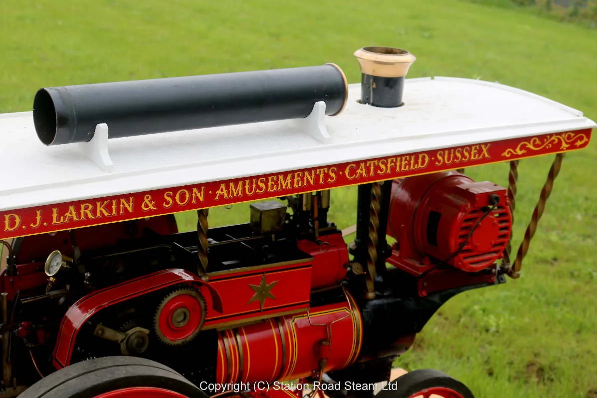 3 inch scale Burrell Showmans tractor