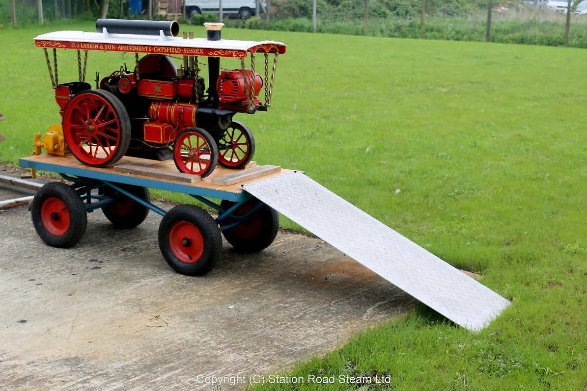 3 inch scale Burrell Showmans tractor