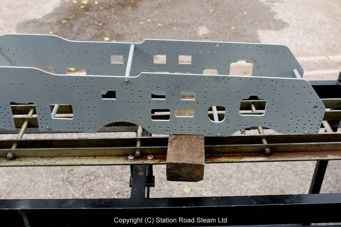 7 1/4 inch gauge LMS "Duchess" frames & castings