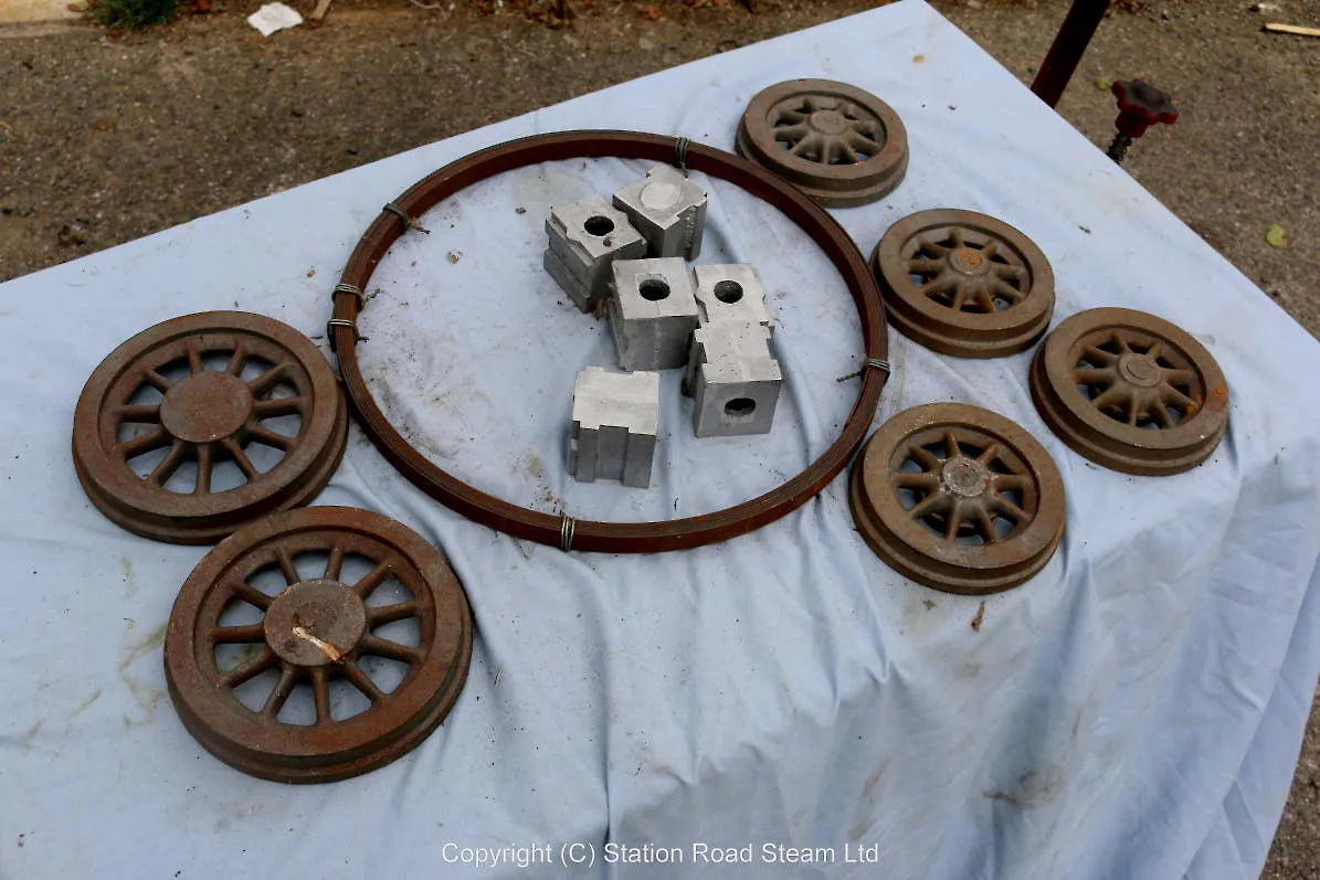 7 1/4 inch gauge LMS "Duchess" frames & castings