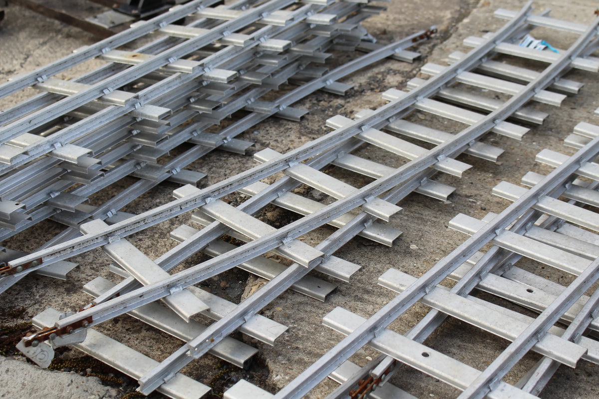5 inch gauge aluminium track panels and turnouts