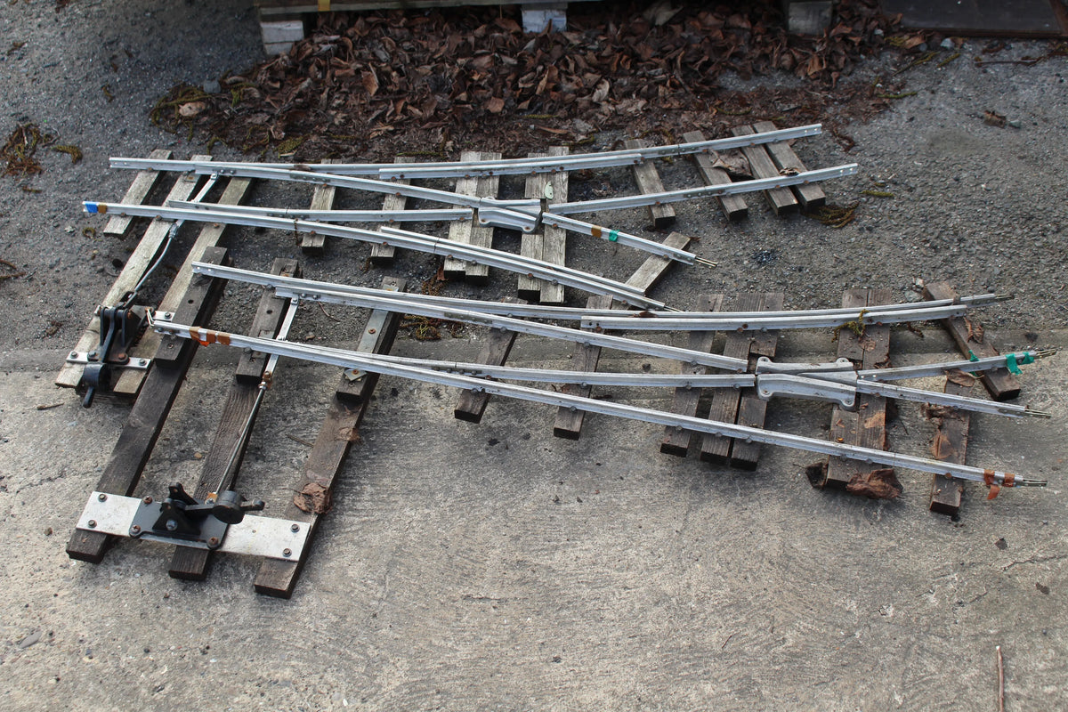 5 inch gauge aluminium track panels and turnouts
