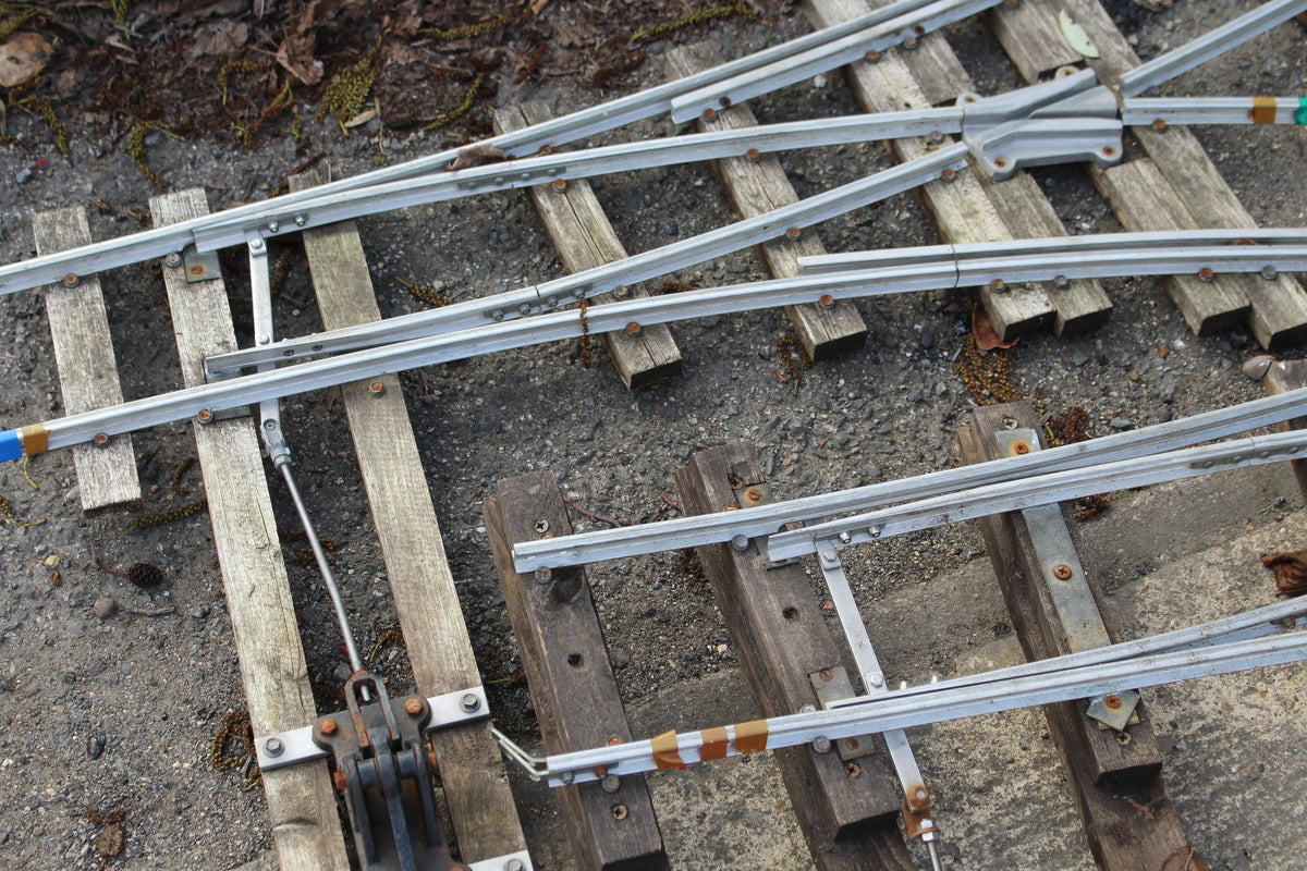 5 inch gauge aluminium track panels and turnouts