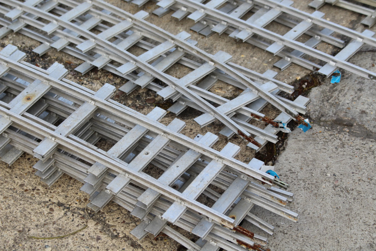 5 inch gauge aluminium track panels and turnouts
