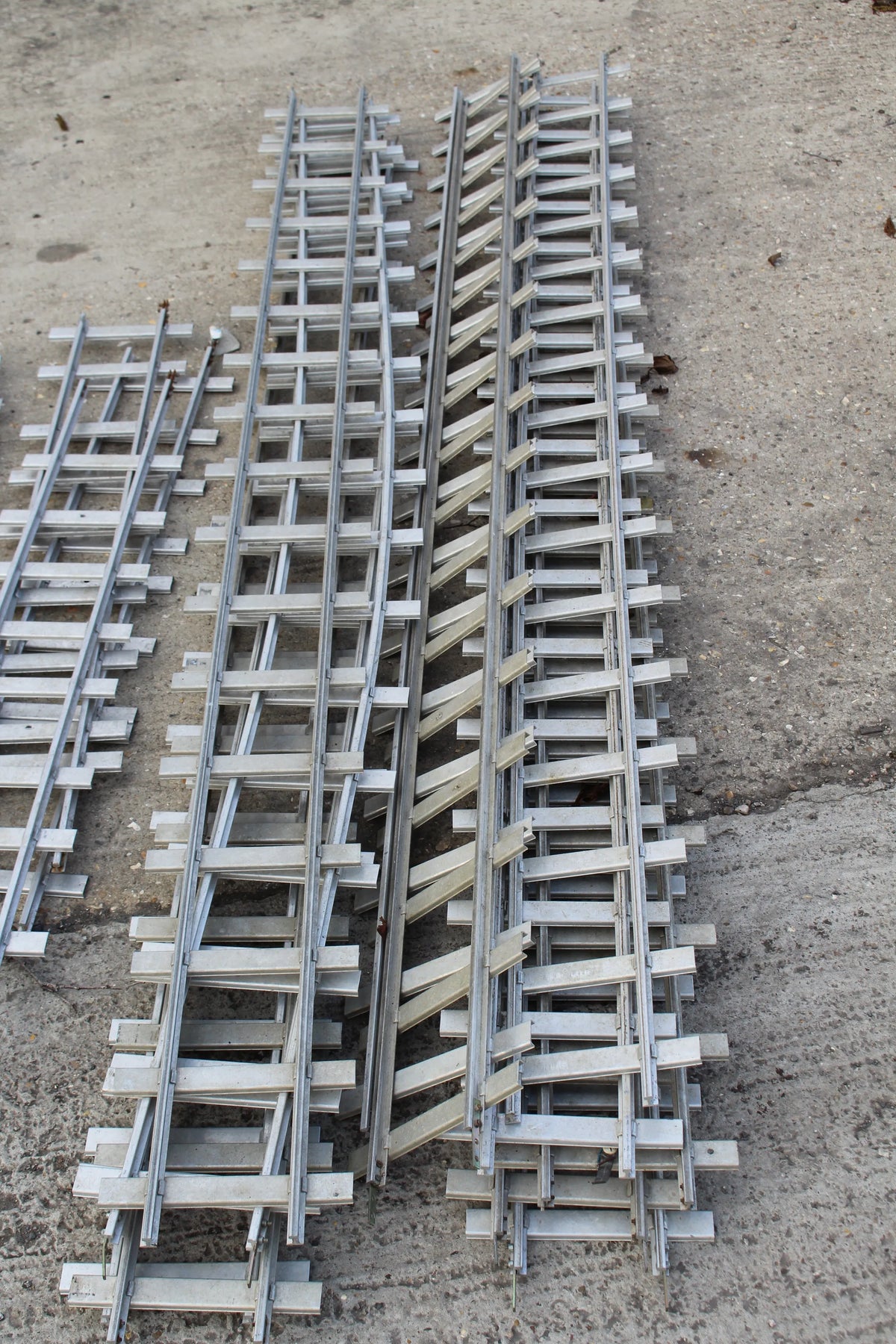 5 inch gauge aluminium track panels and turnouts