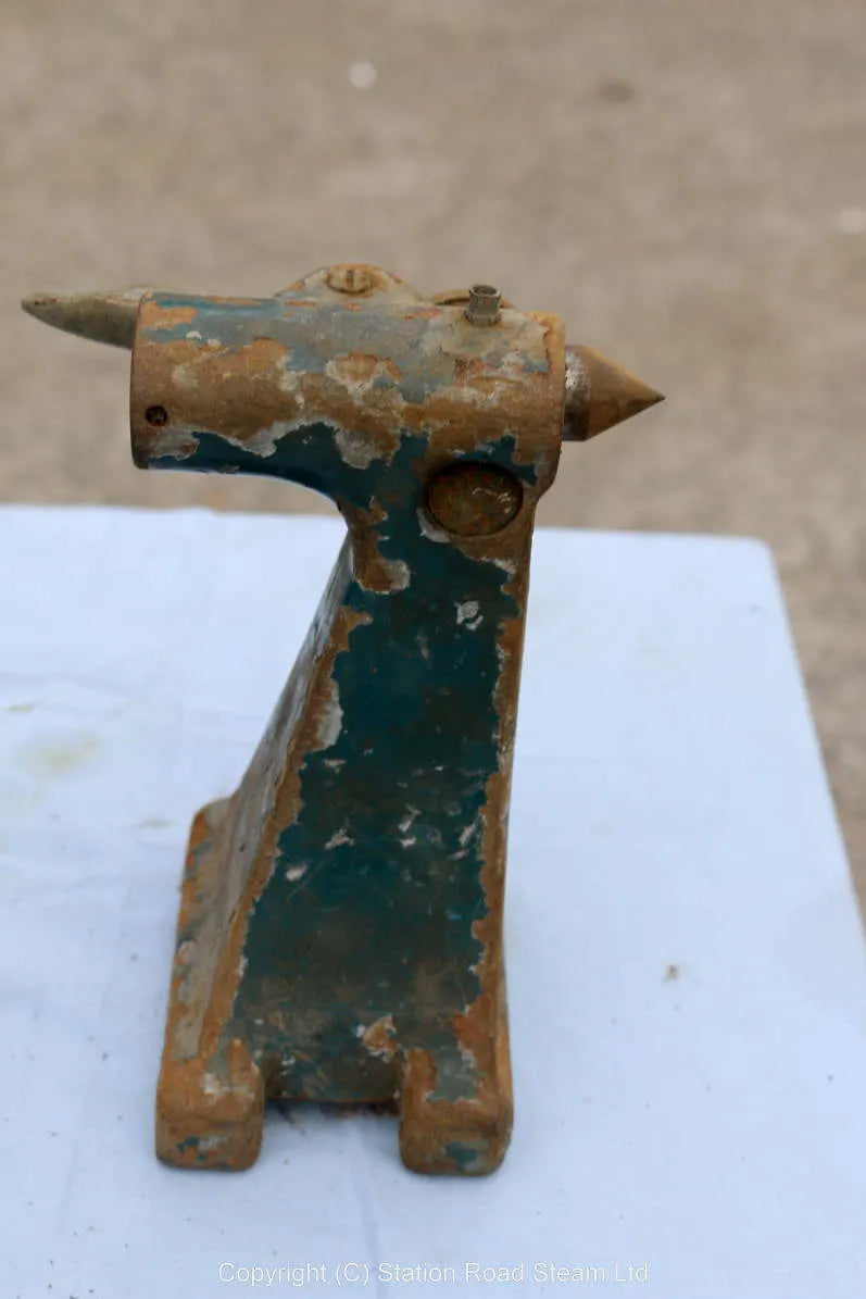 Large old dismantled V-twin engine