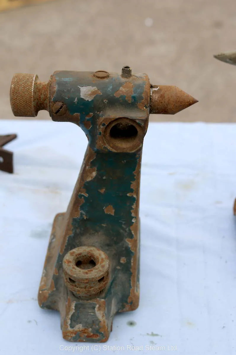 Large old dismantled V-twin engine