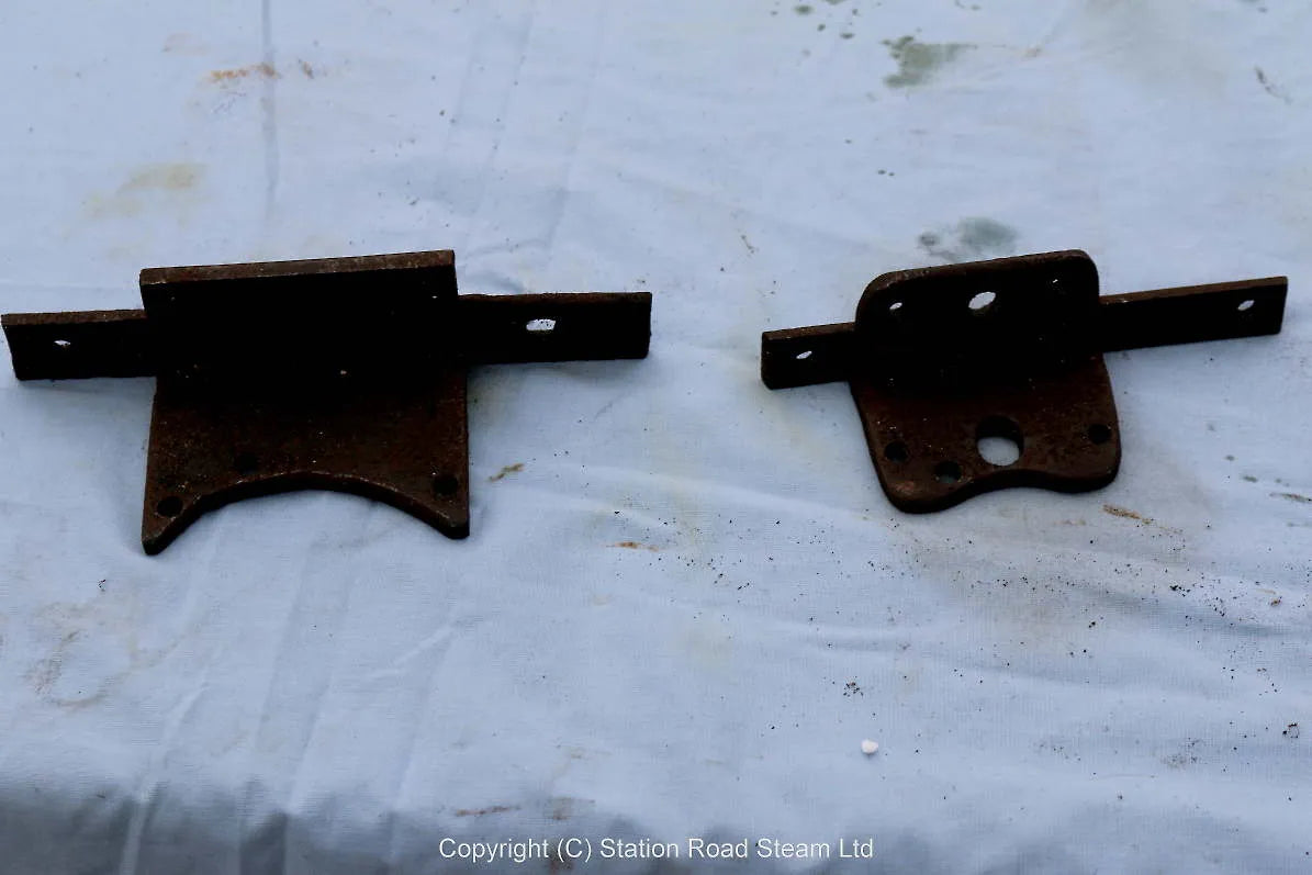 Large old dismantled V-twin engine