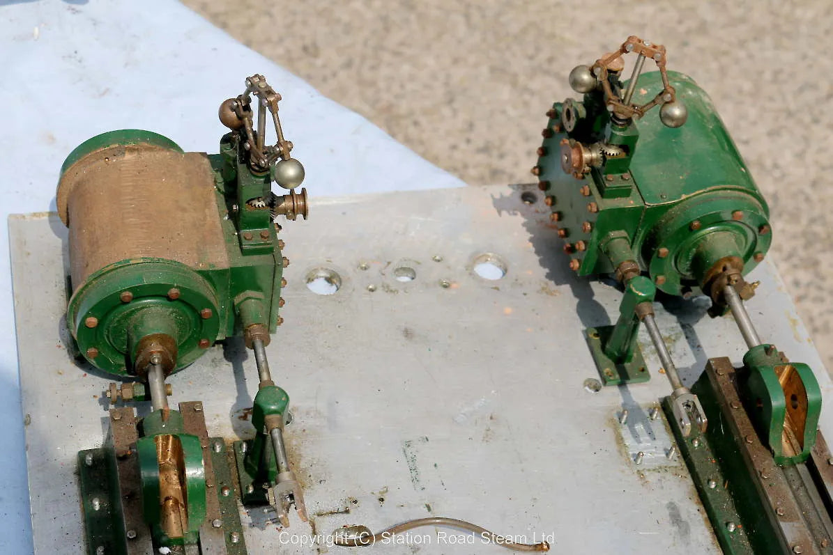 Twin cylinder mill engine for restoration