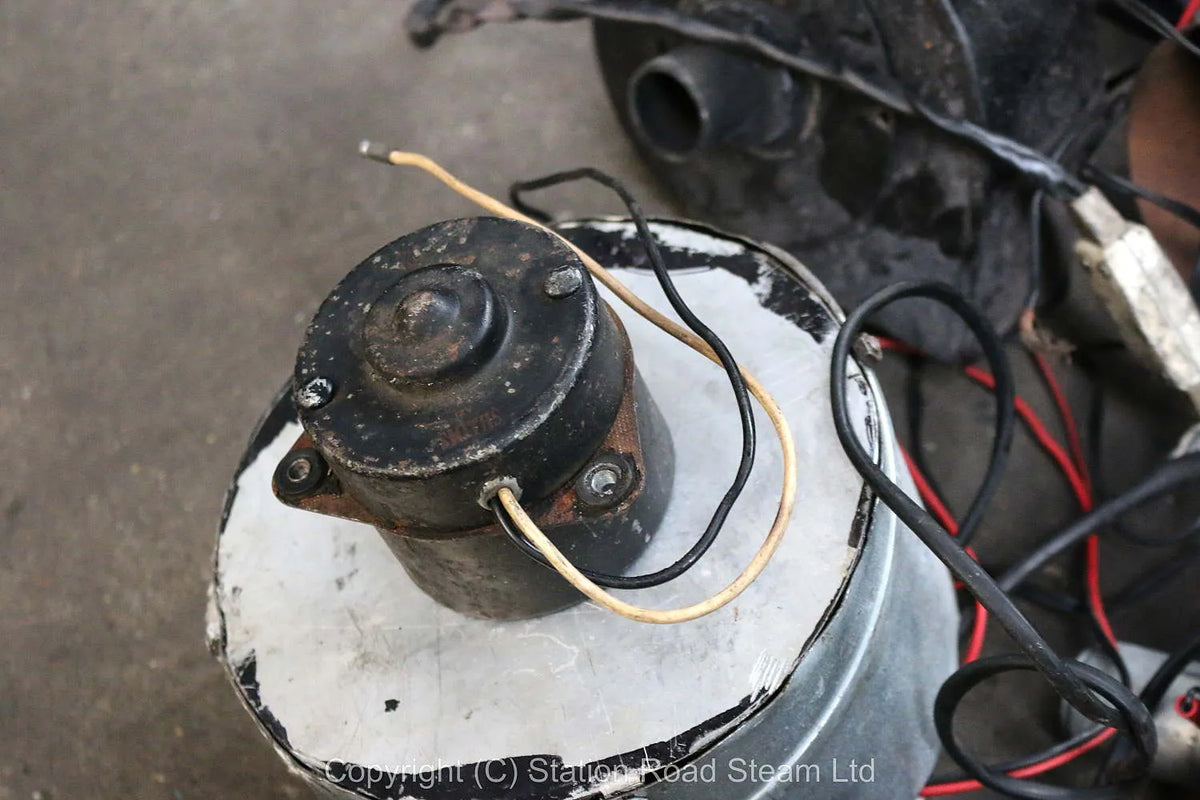 Five electric steam-raising blowers