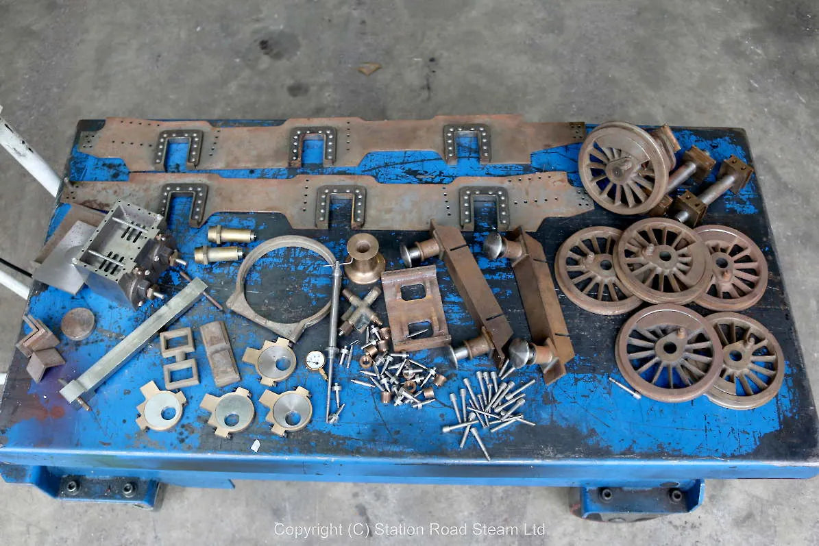 5 inch gauge Pansy 0-6-0 chassis, parts, drawings