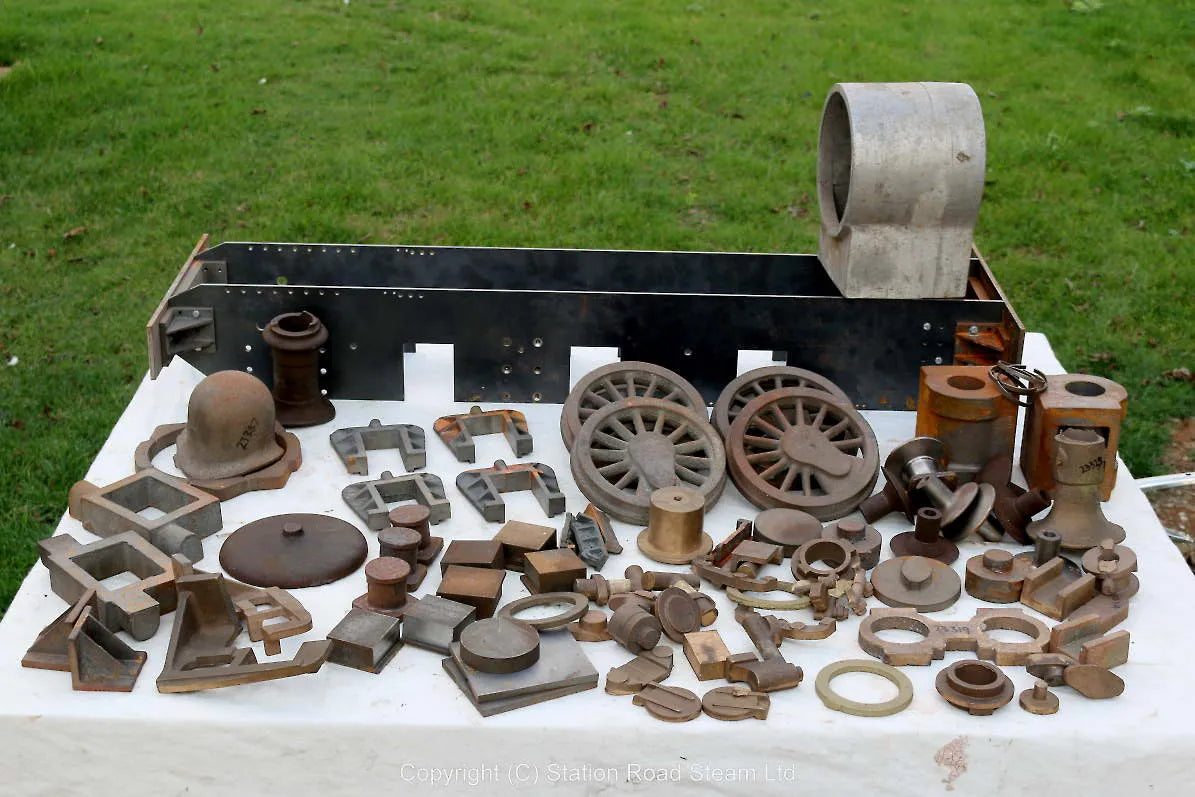 Castings, frames & boiler material for 7 1/4 inch gauge "Hermes" 0-6-0T