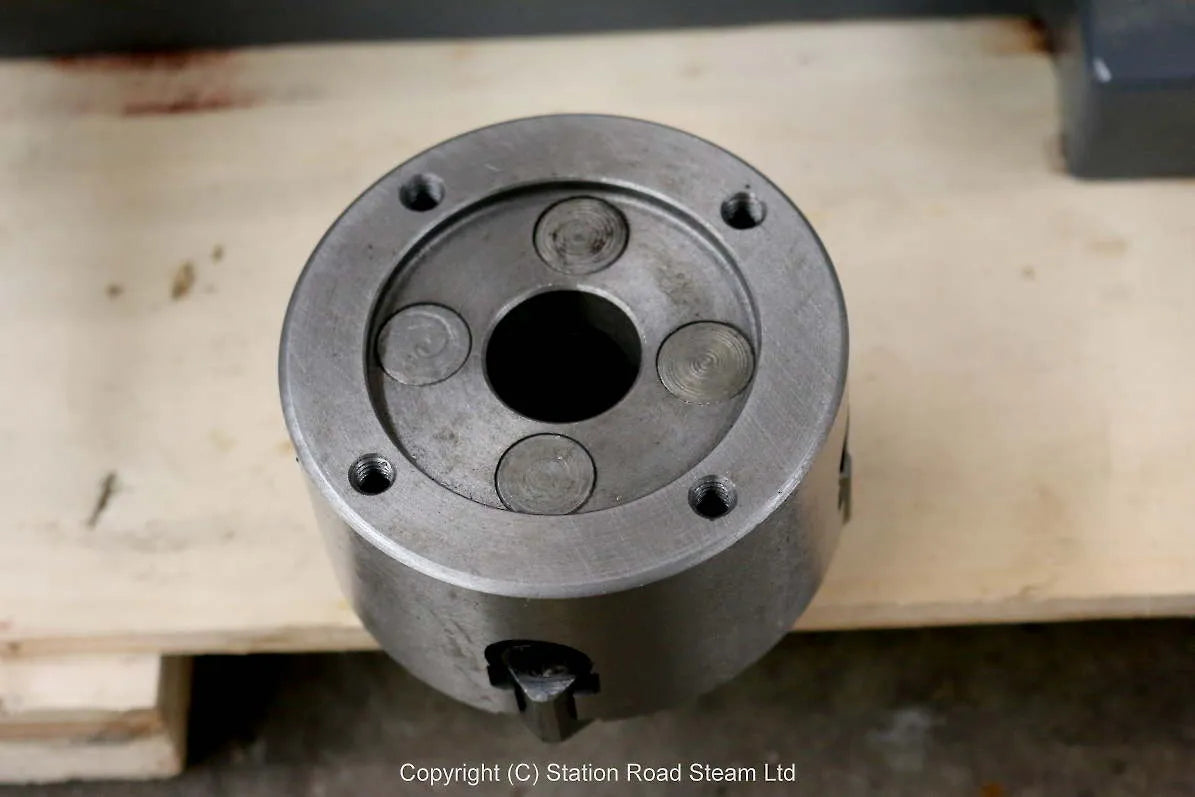 Axminster Sieg lathe with compound slide & 4 jaw chuck