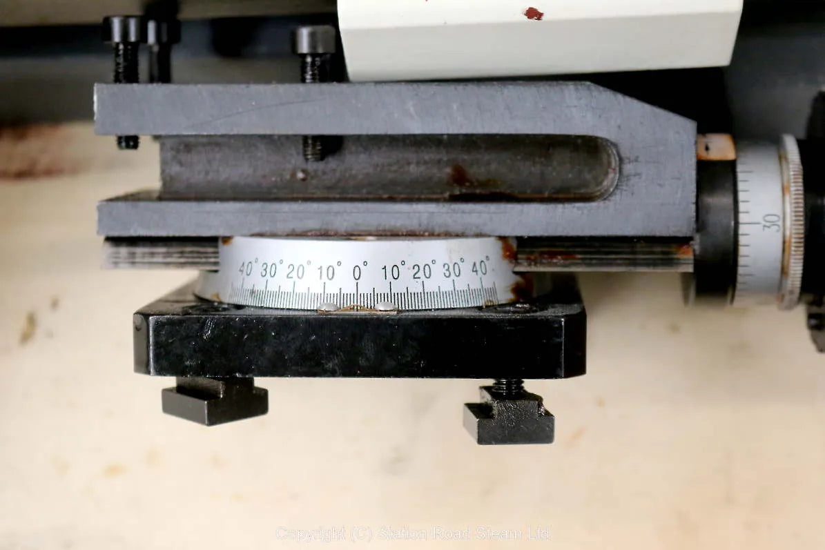 Axminster Sieg lathe with compound slide & 4 jaw chuck