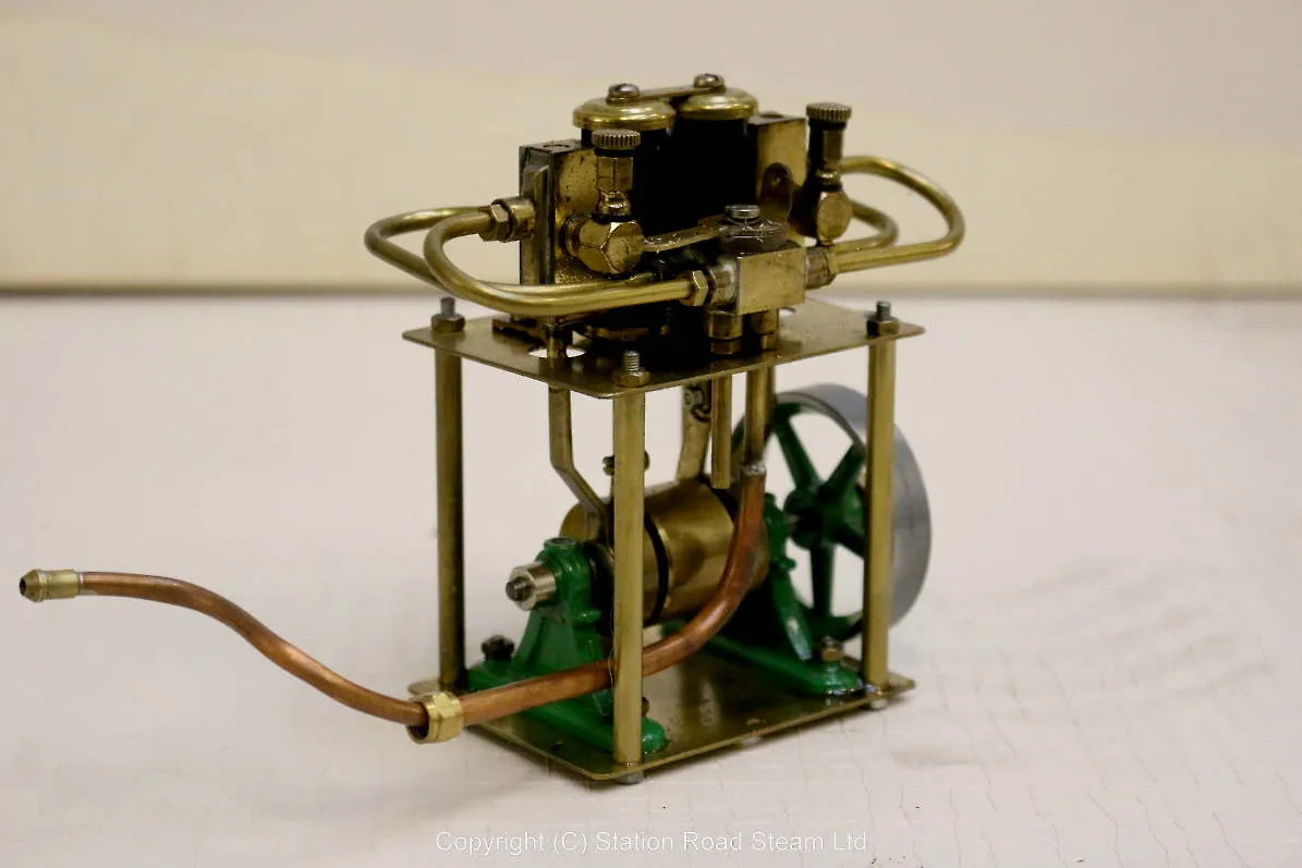 Small vertical twin engine
