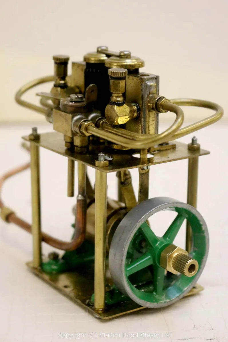 Small vertical twin engine
