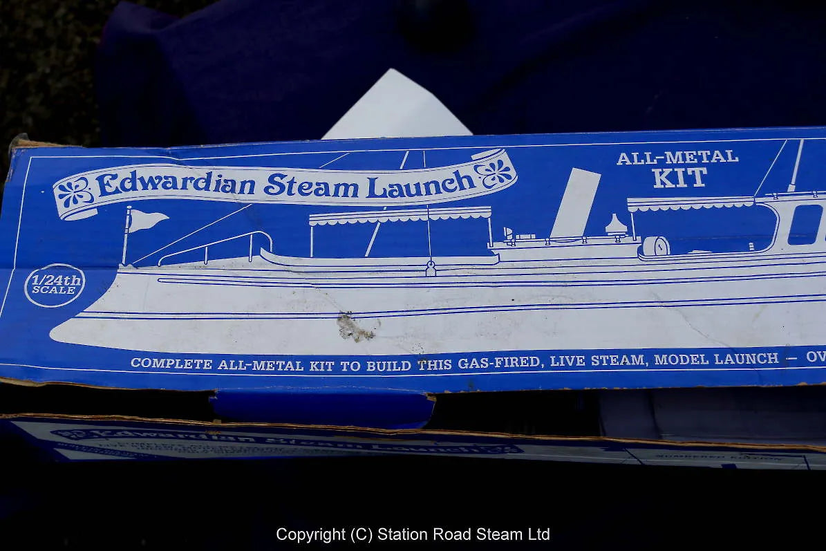 1/24th scale kit-built steam launch