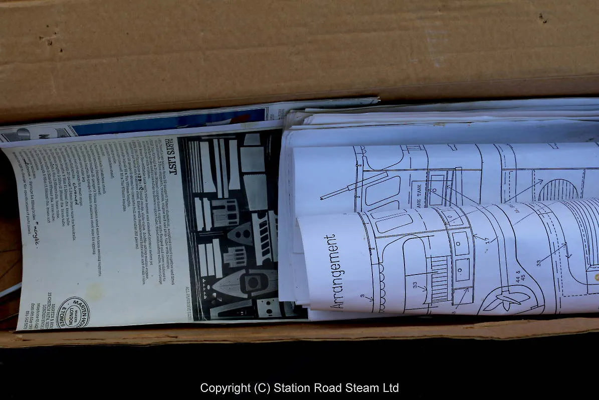 1/24th scale kit-built steam launch
