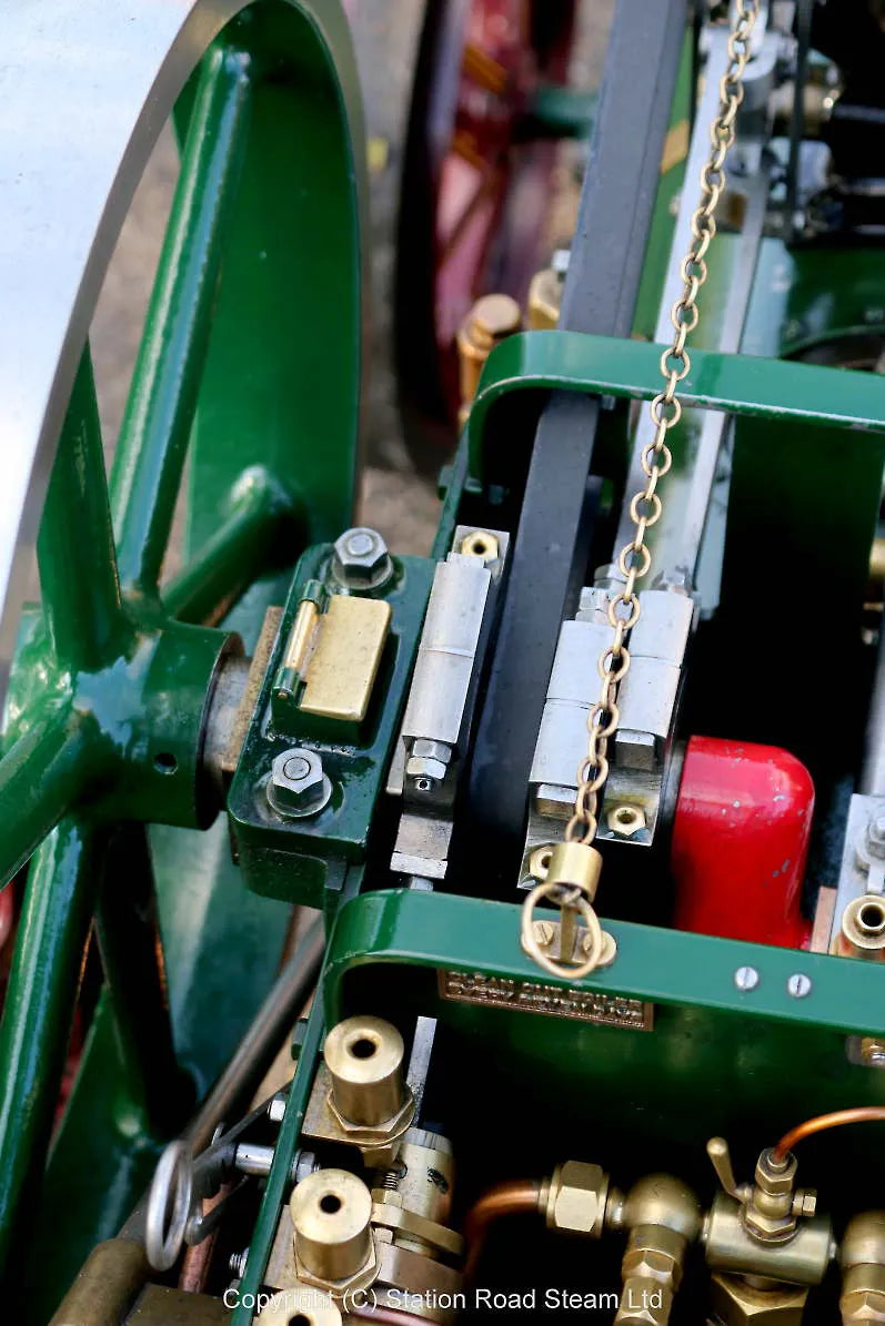 4 1/2 inch Burrell agricultural engine with driving truck
