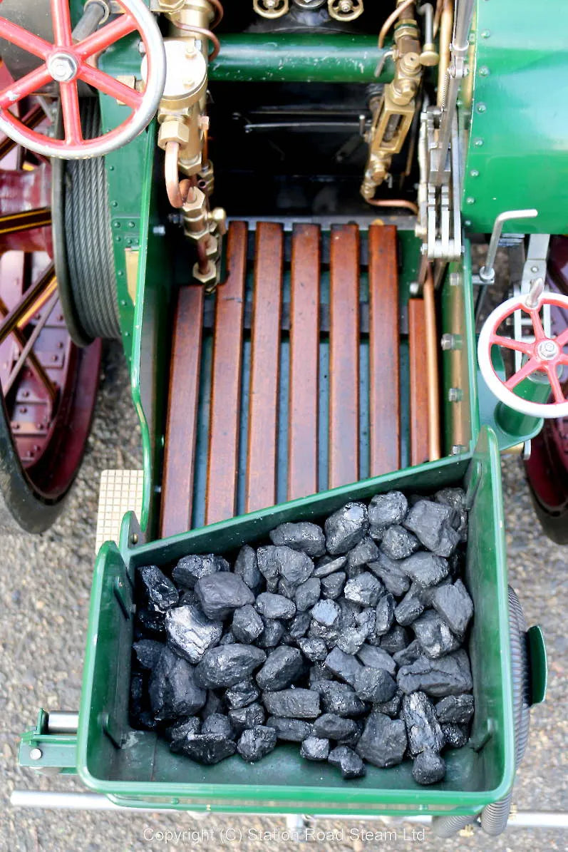 4 1/2 inch Burrell agricultural engine with driving truck