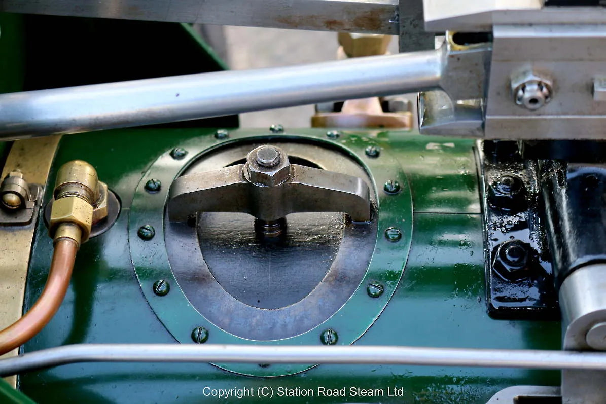 4 1/2 inch Burrell agricultural engine with driving truck