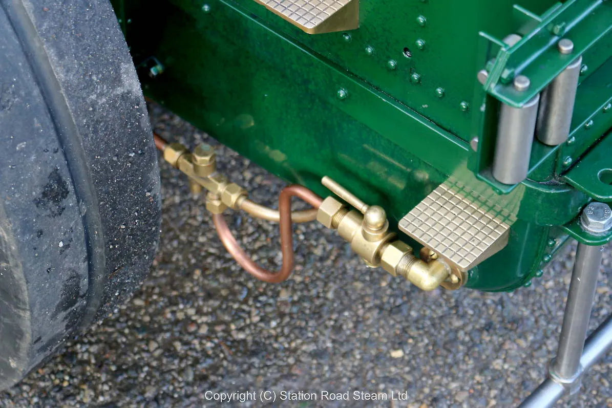 4 1/2 inch Burrell agricultural engine with driving truck