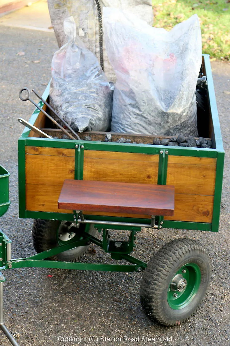 4 1/2 inch Burrell agricultural engine with driving truck