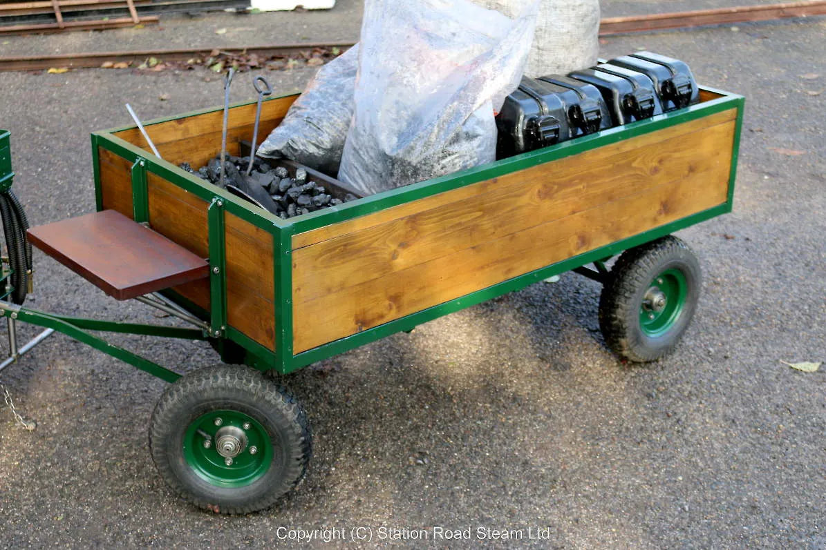 4 1/2 inch Burrell agricultural engine with driving truck