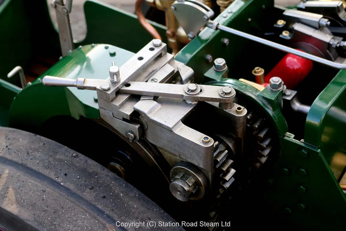 4 1/2 inch Burrell agricultural engine with driving truck