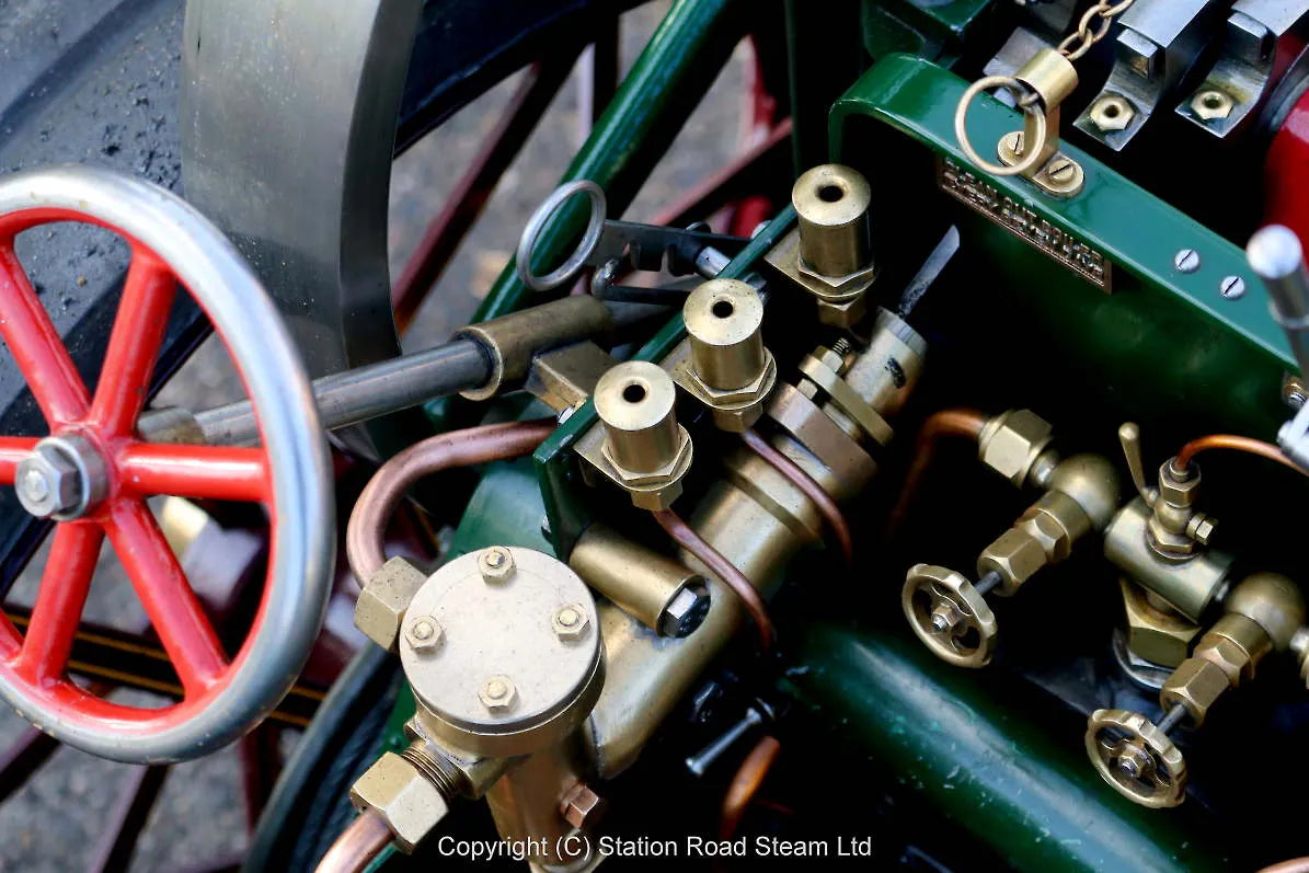4 1/2 inch Burrell agricultural engine with driving truck