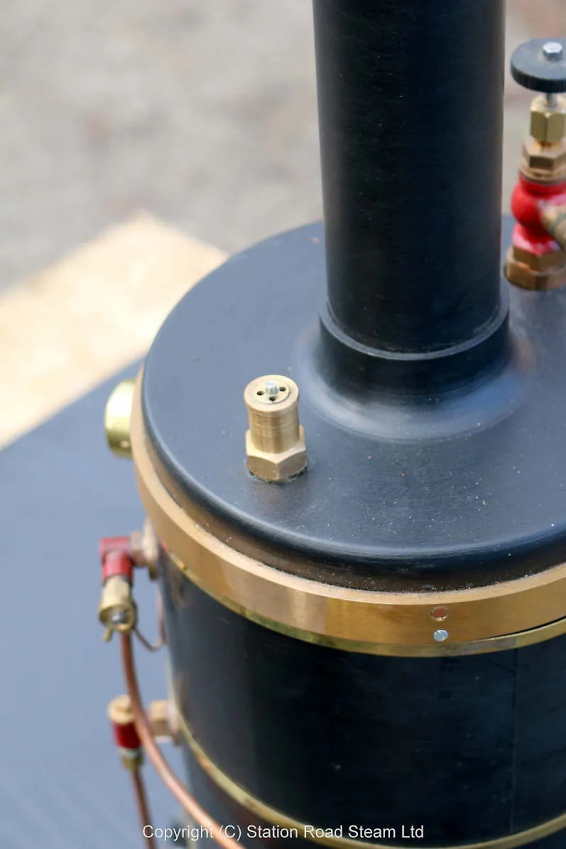 Large vertical gas-fired boiler