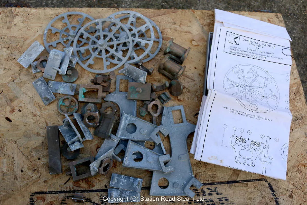 Westbury Diagonal Paddle engine castings