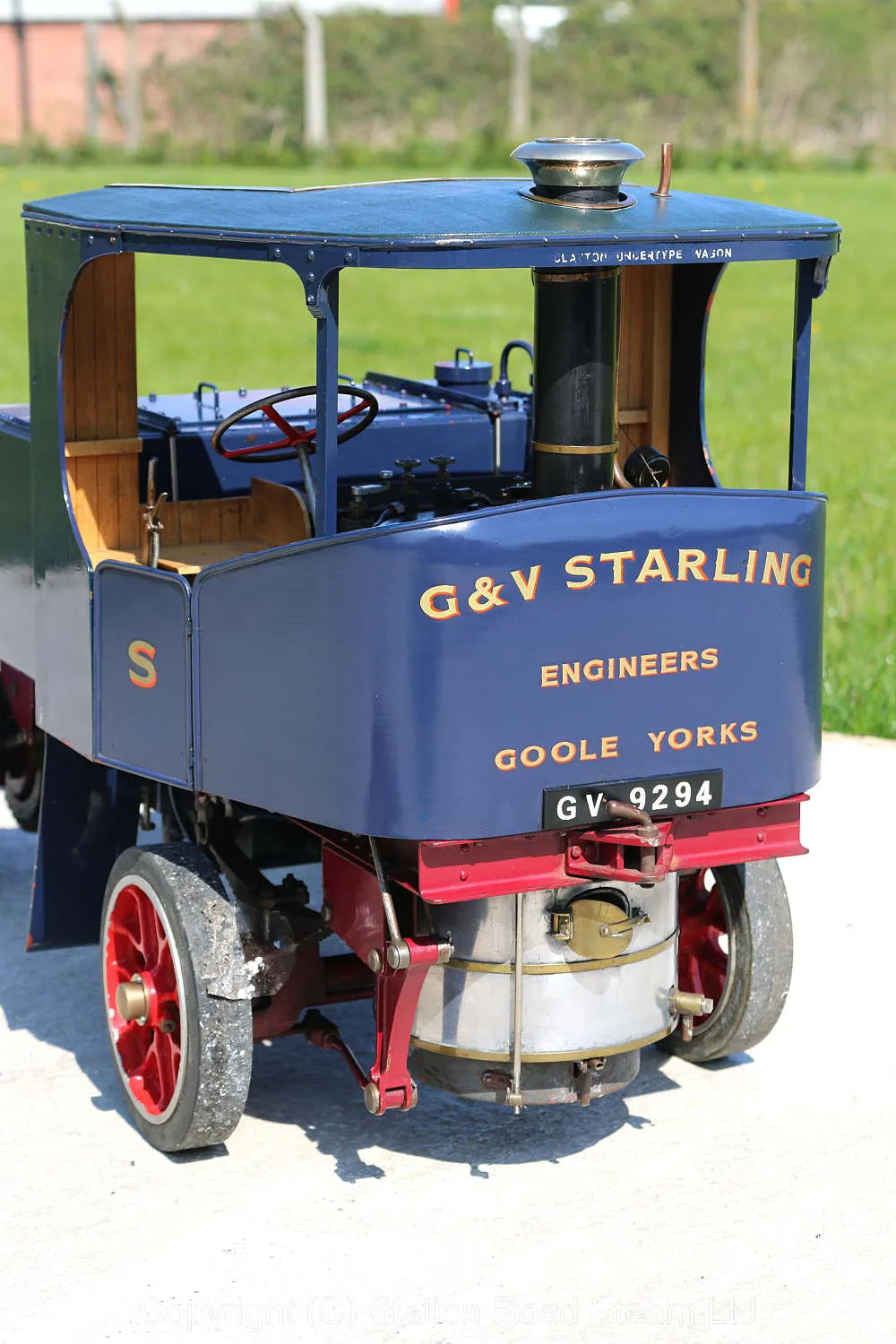 2 inch scale Clayton steam wagon
