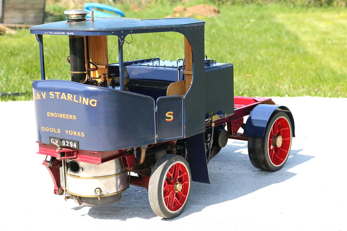2 inch scale Clayton steam wagon