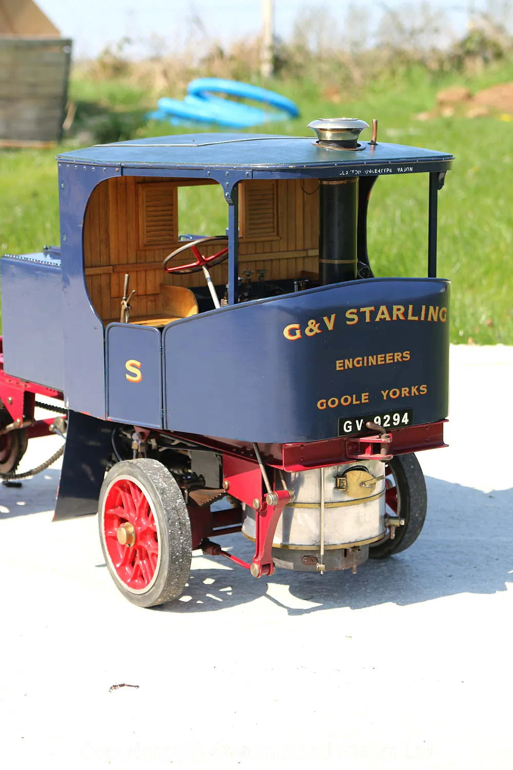 2 inch scale Clayton steam wagon