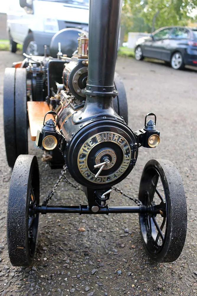 3 inch scale Burrell agricultural engine with driving truck