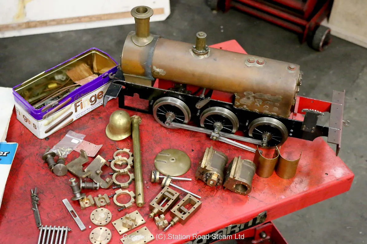 3 1/2 inch gauge part-built "Rob Roy" 0-6-0T
