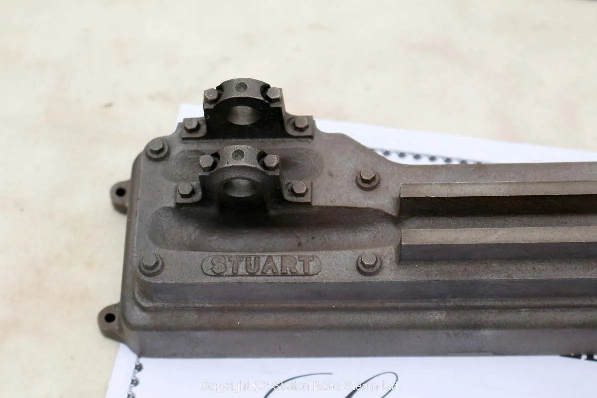 Part-built Stuart S50 engine