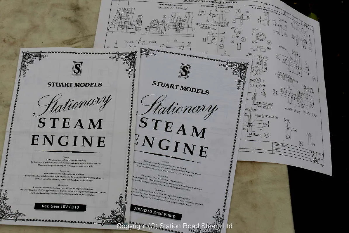 Stuart Double Ten reversing gear castings