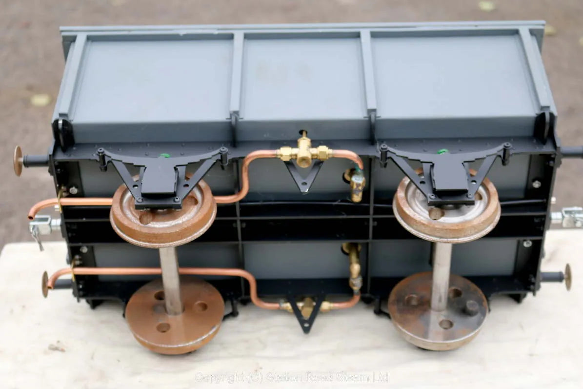 5 inch gauge mineral wagon with stainless tank