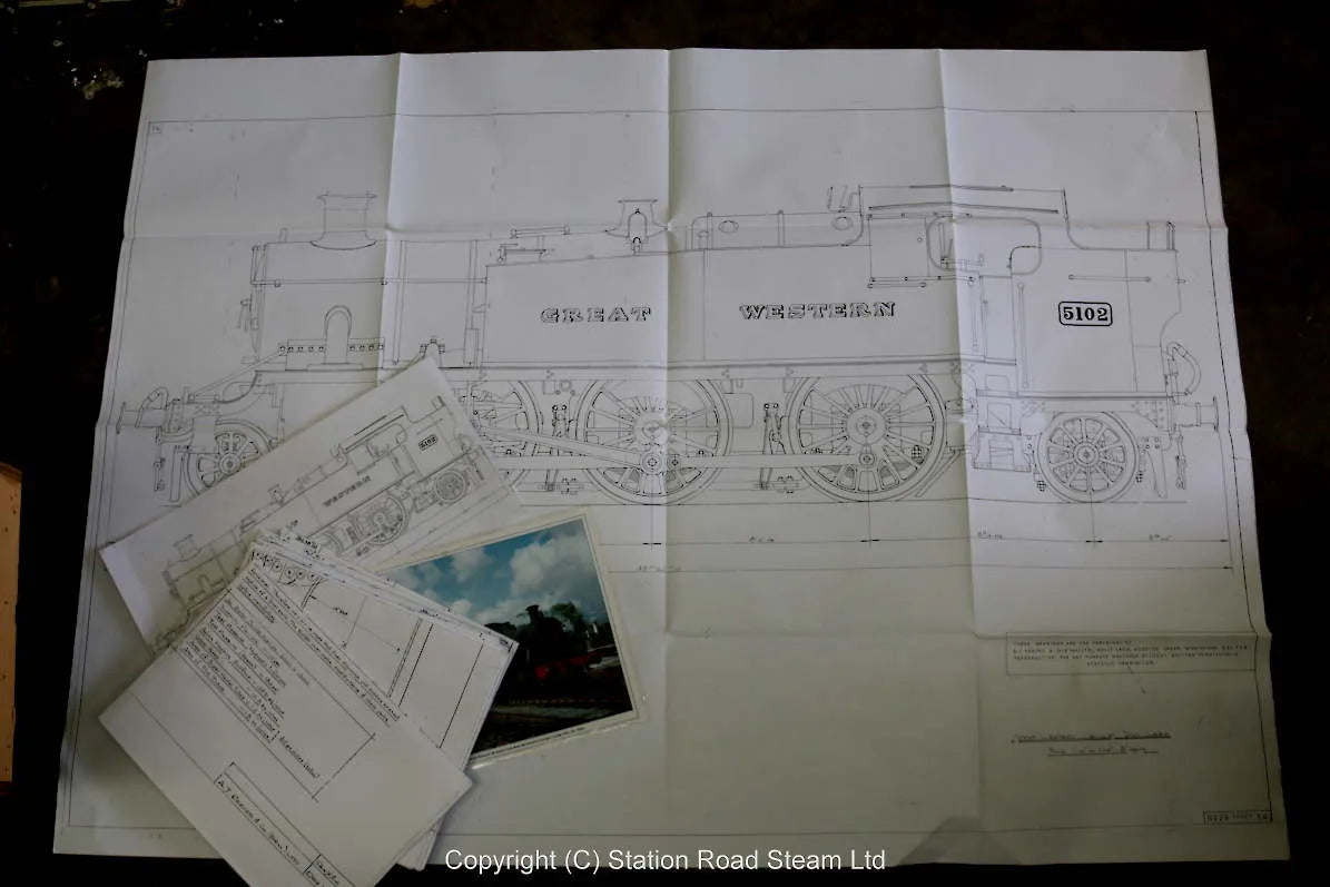 Part-built 5 inch gauge GWR 61xx 2-6-2T