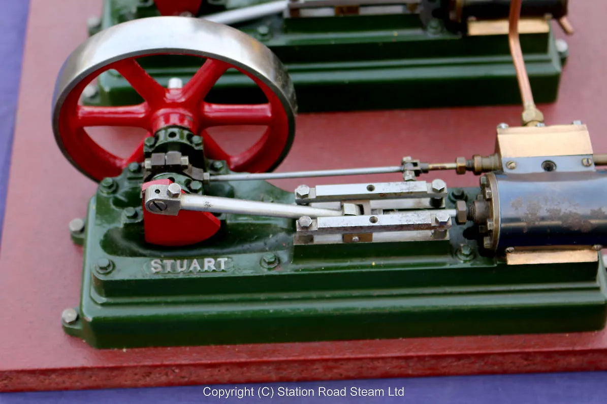 Coal-fired steam plant with vertical boiler & two Stuart S50 engines