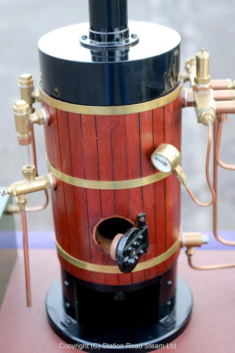 Coal-fired steam plant with vertical boiler & two Stuart S50 engines